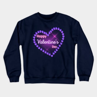 Happy Valentine's Day.Heart of Love Crewneck Sweatshirt